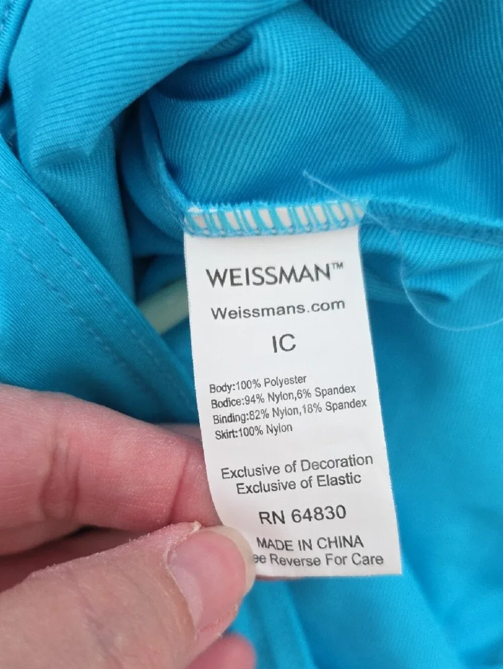 Weissman bright aqua